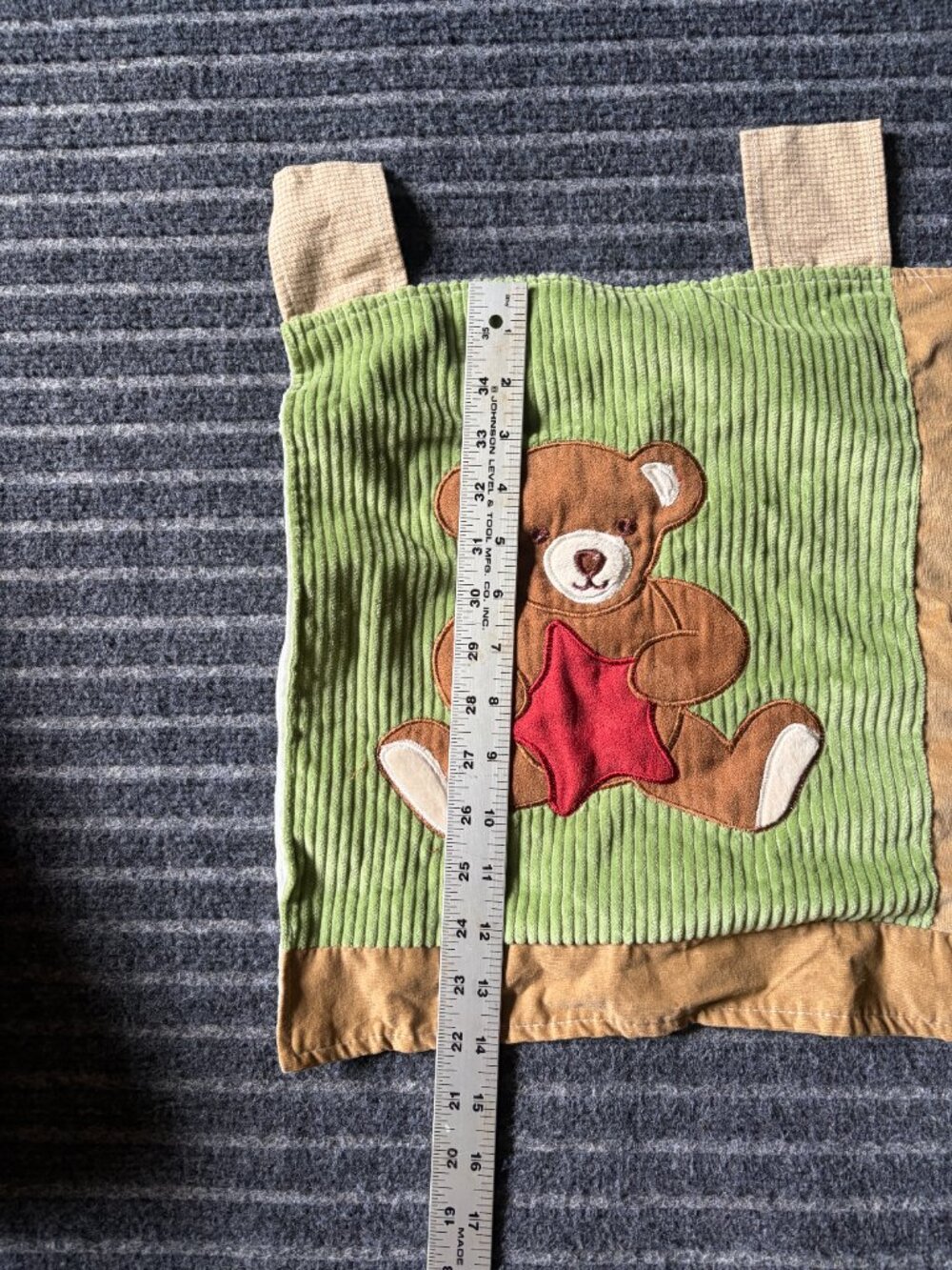 Nojo Bear Baby Nursery Window Valance - Picture 9 of 9